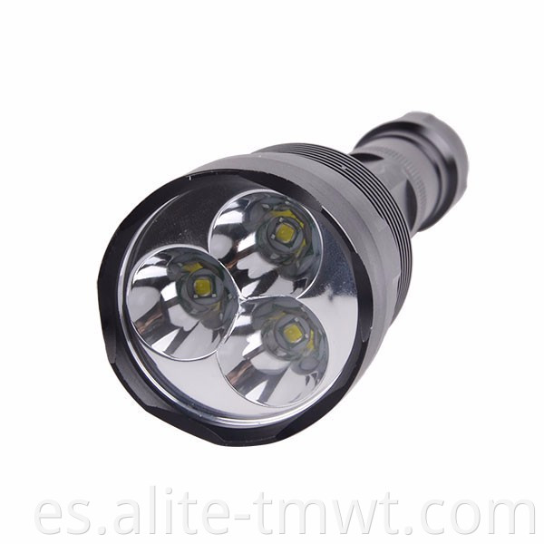 Ligera de antorcha de servicio pesado 3x T6 LED Super High Powerled Linteria con 3000LM